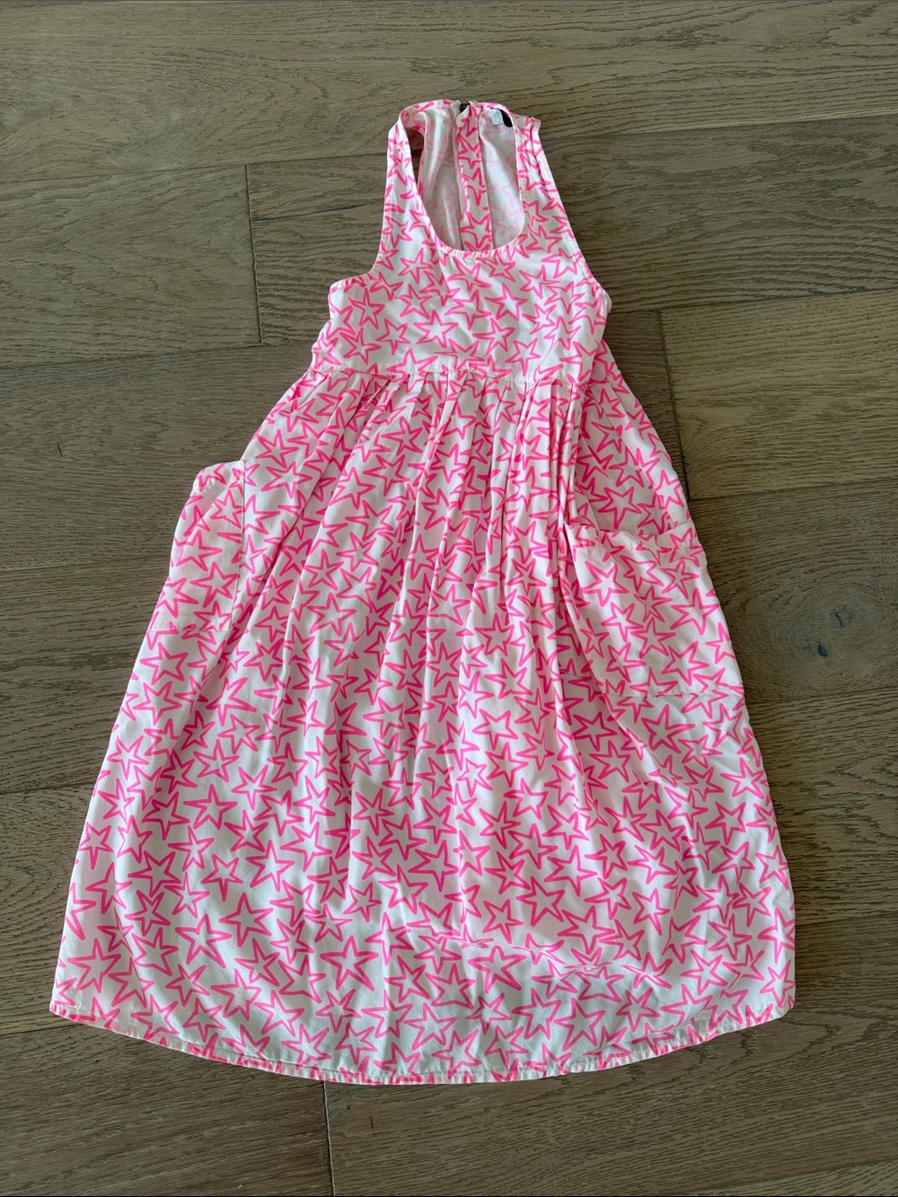 Stella McCartney Kids Pink & White Star Halter Nightdress